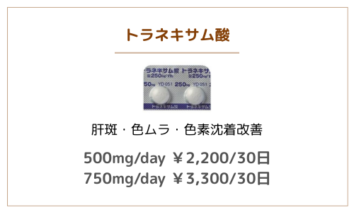 美容内服1 - 植物園前ライラック皮膚科|札幌・桑園の女医が院長を務める地域のかかりつけクリニック